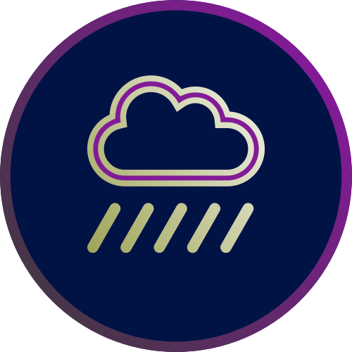 cloud and rain icon