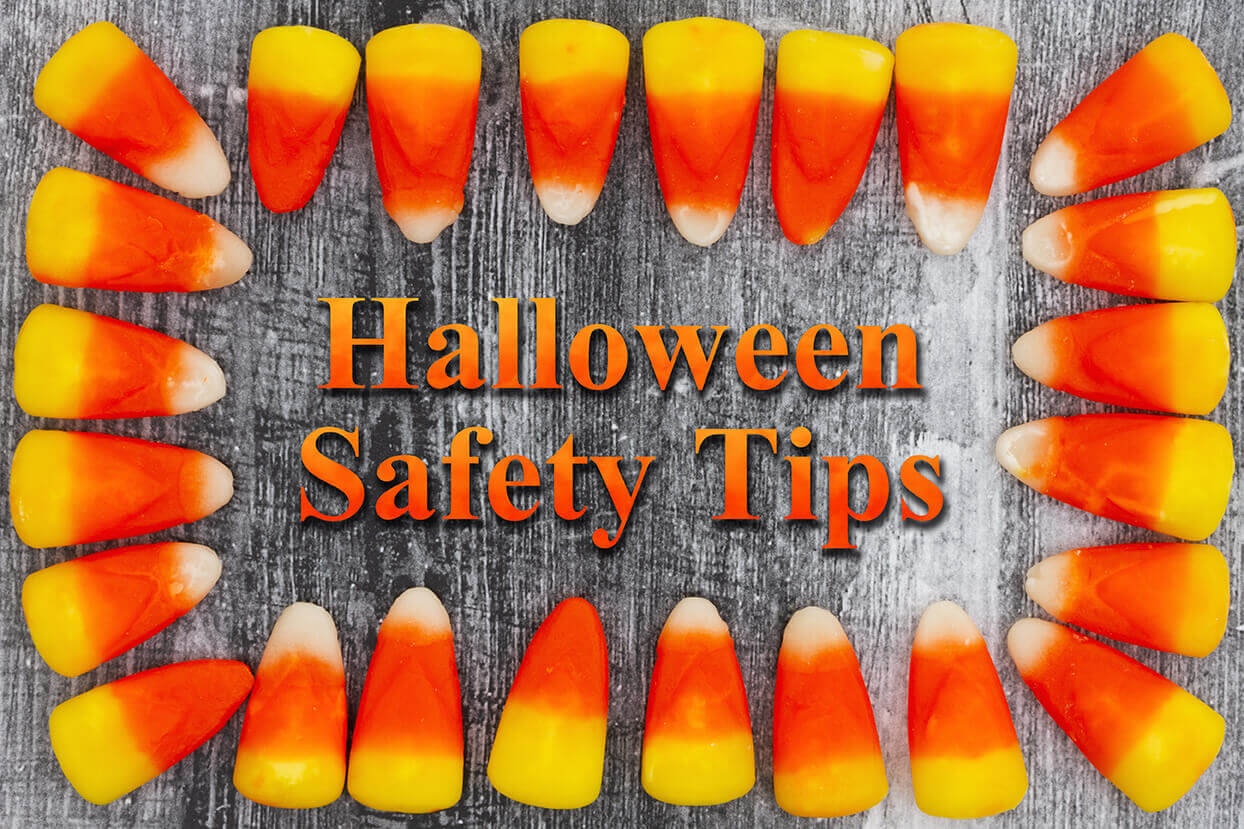 Halloween safety tips banner Halloween Safety Tips Banner