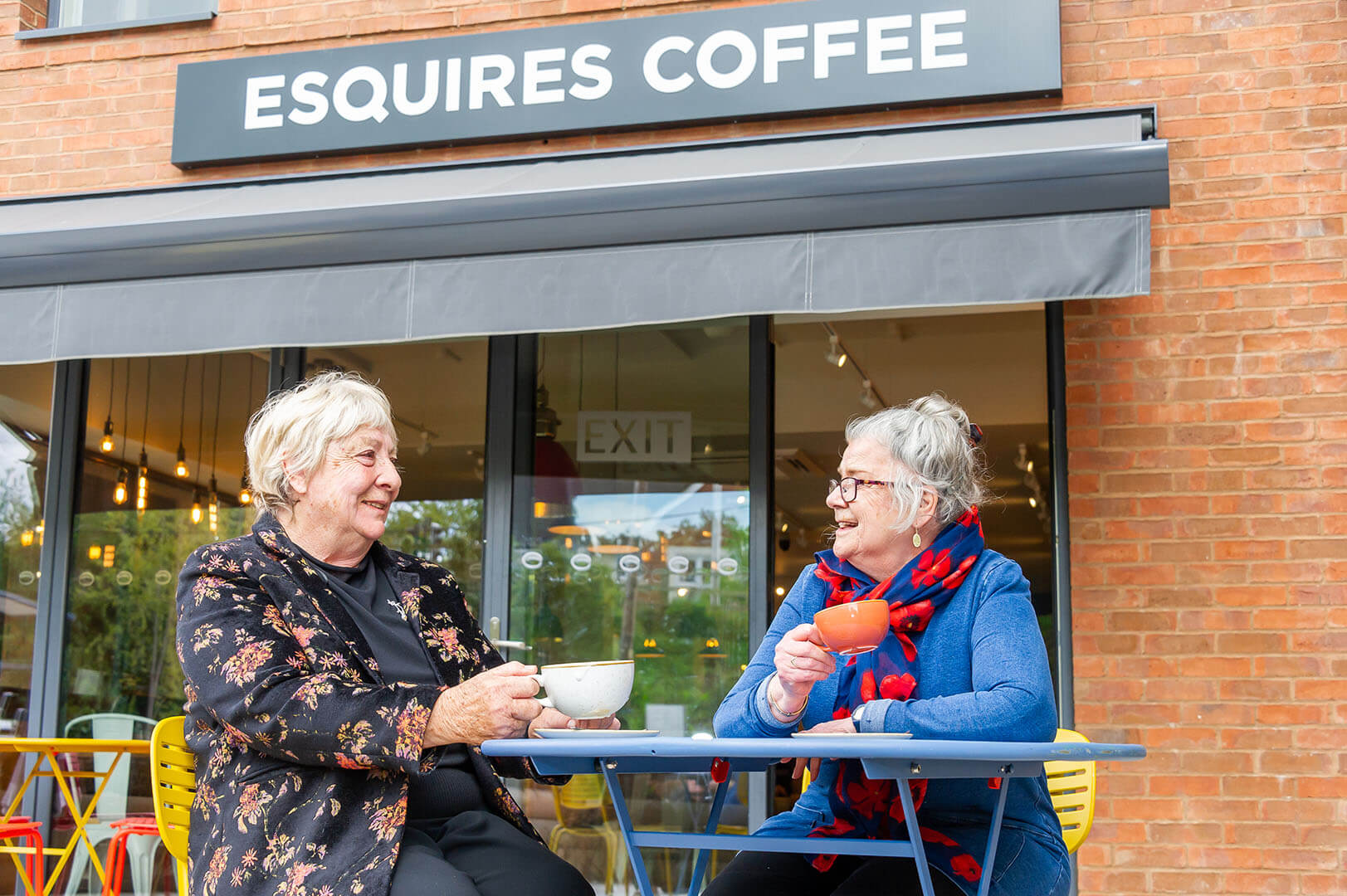 Frances Raybould Resident of Rosalind Court and Heather Crown Resident of Rosalind Court